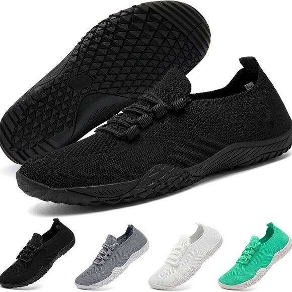 Shoes - Womens Barefoot Minimalist Sneakers Lightweight Slip-On Running Shoes